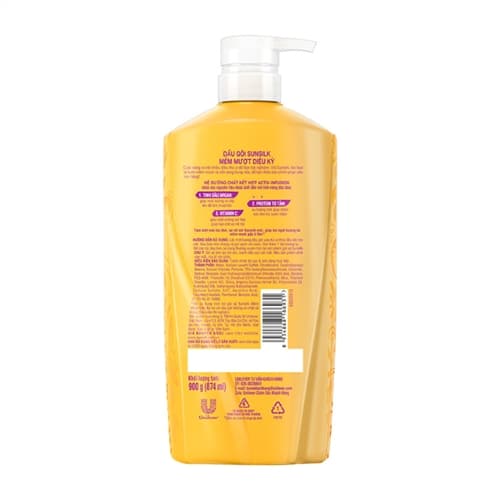 Dầu gội tinh dầu Argan Sunsilk mềm mượt diệu kì 900g hover